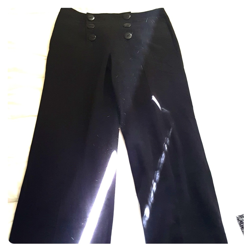 Black high waist pants